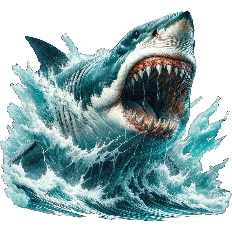 3d shark wall stickers