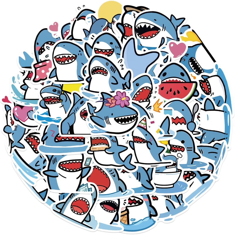 Baby shark stickers