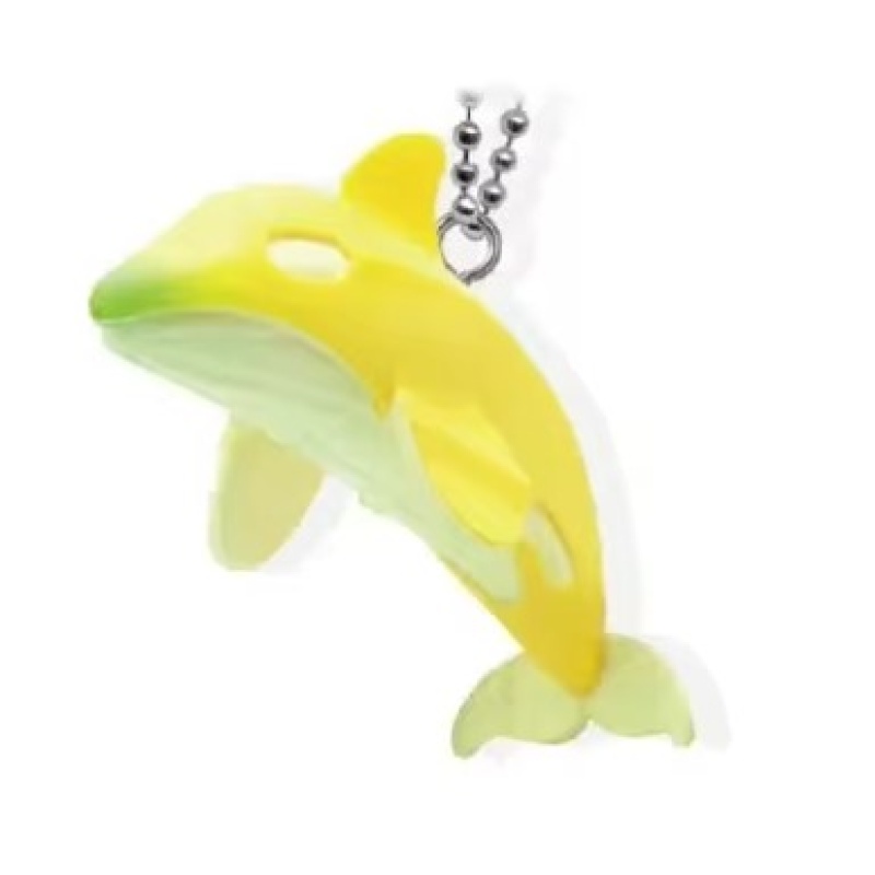 Banana shark keychain