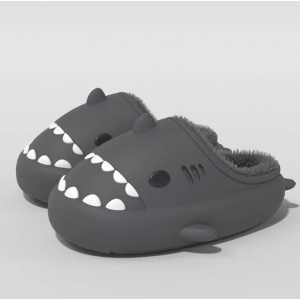 Black shark slippers