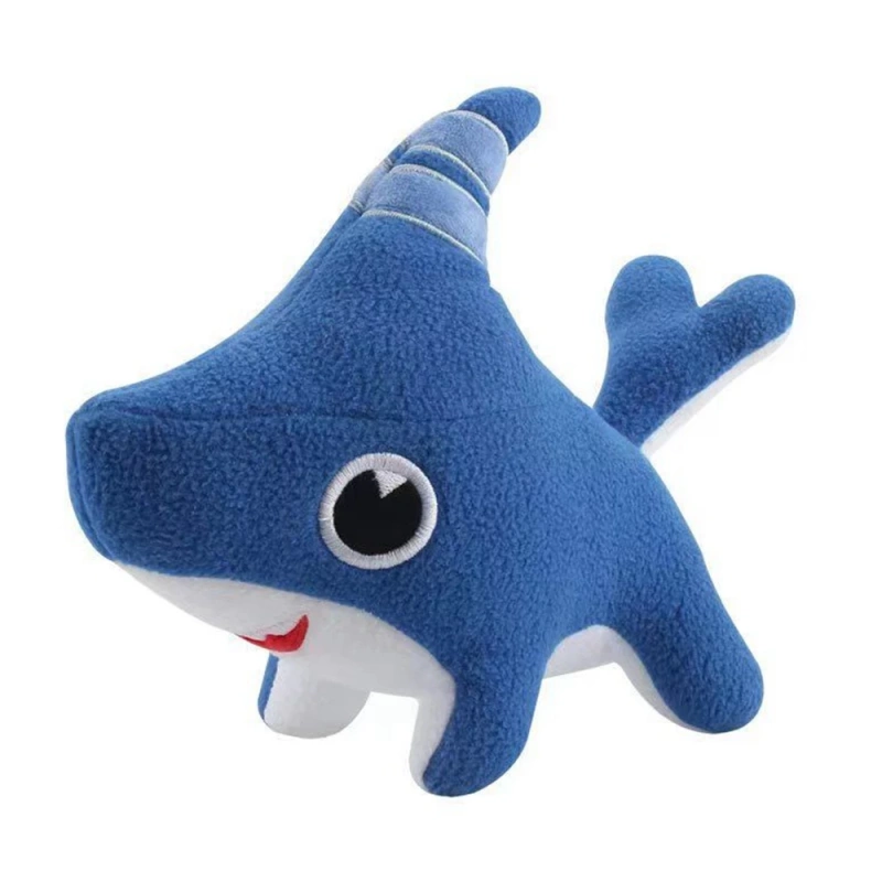 Blue shark toy