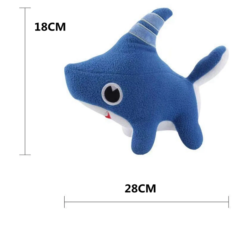 Blue shark toy