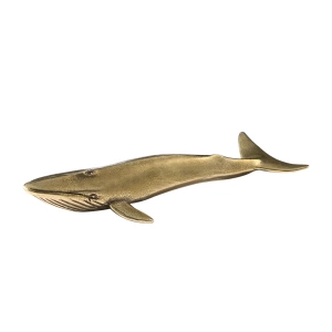 Brass whale shark figurine