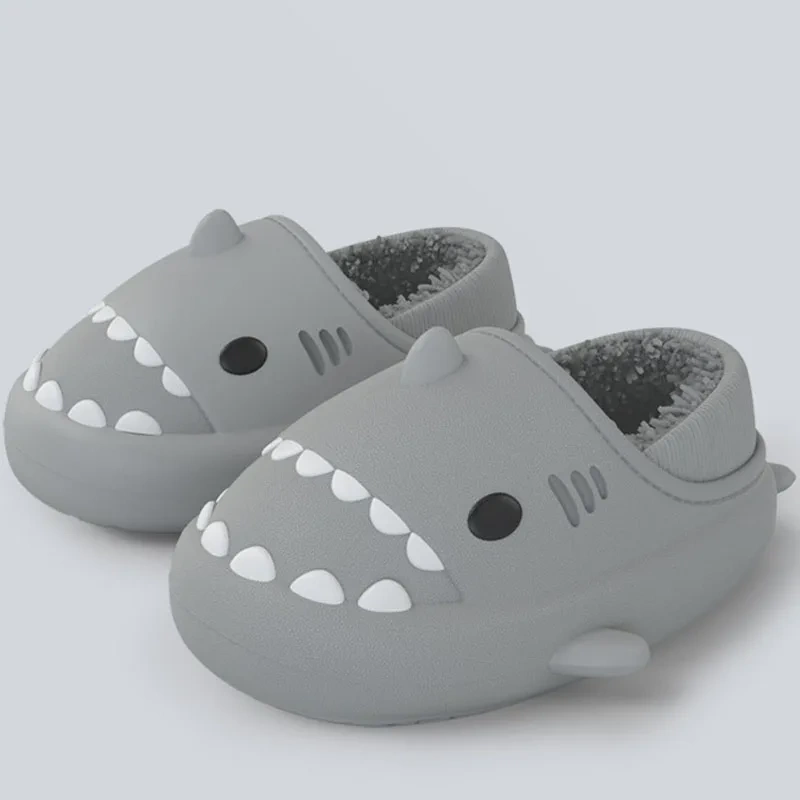 Childrens shark slippers