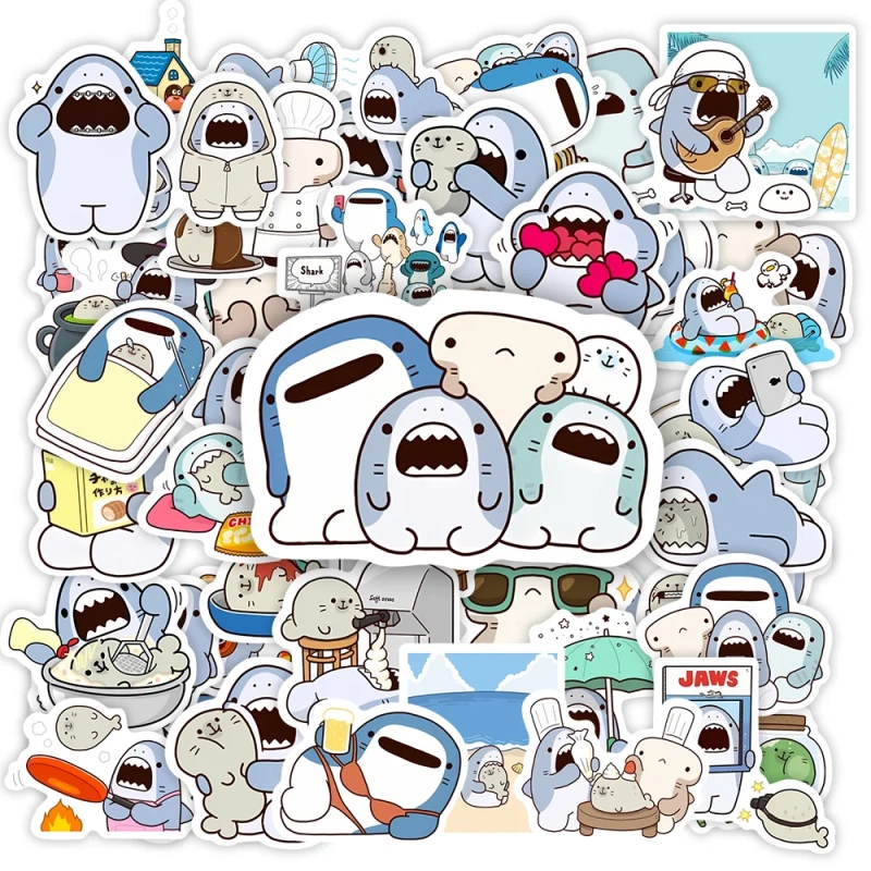 Cute shark stickers