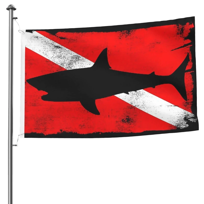 Dive flag shark