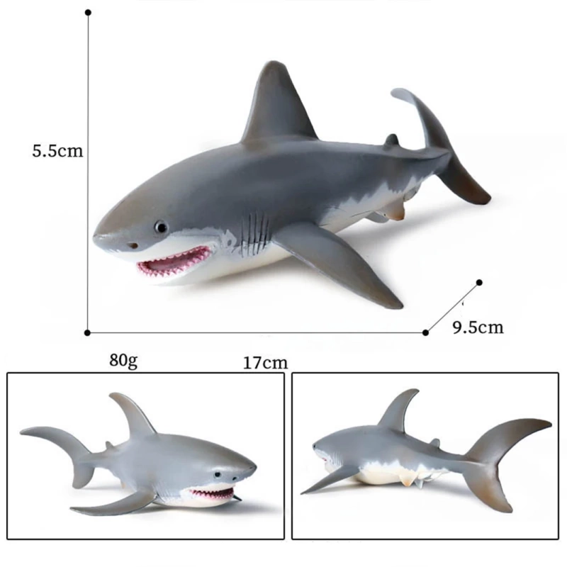 Great white shark figurine