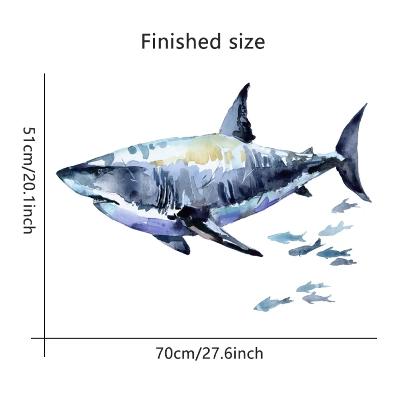 Large shark wall stickers