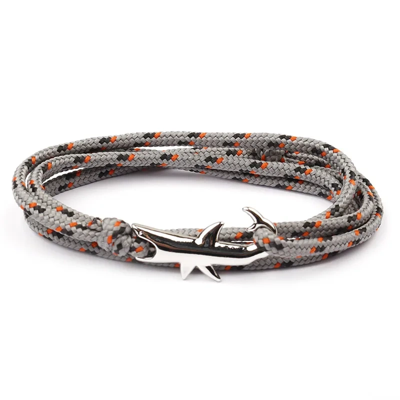 Mens shark bracelet