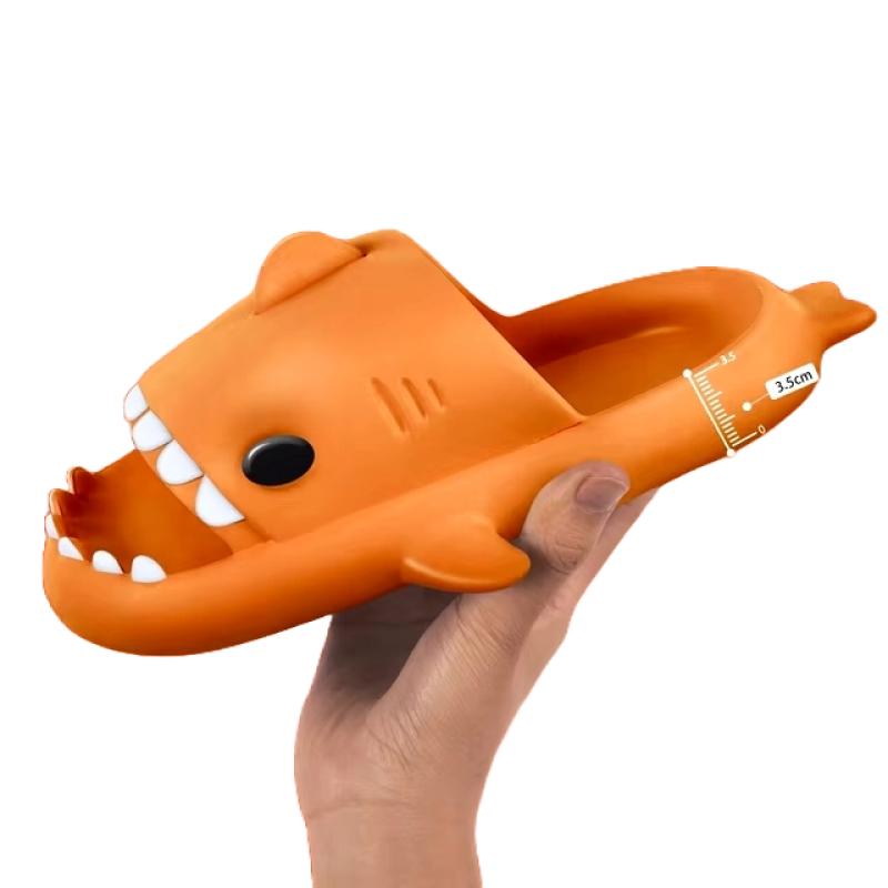 Orange shark slides