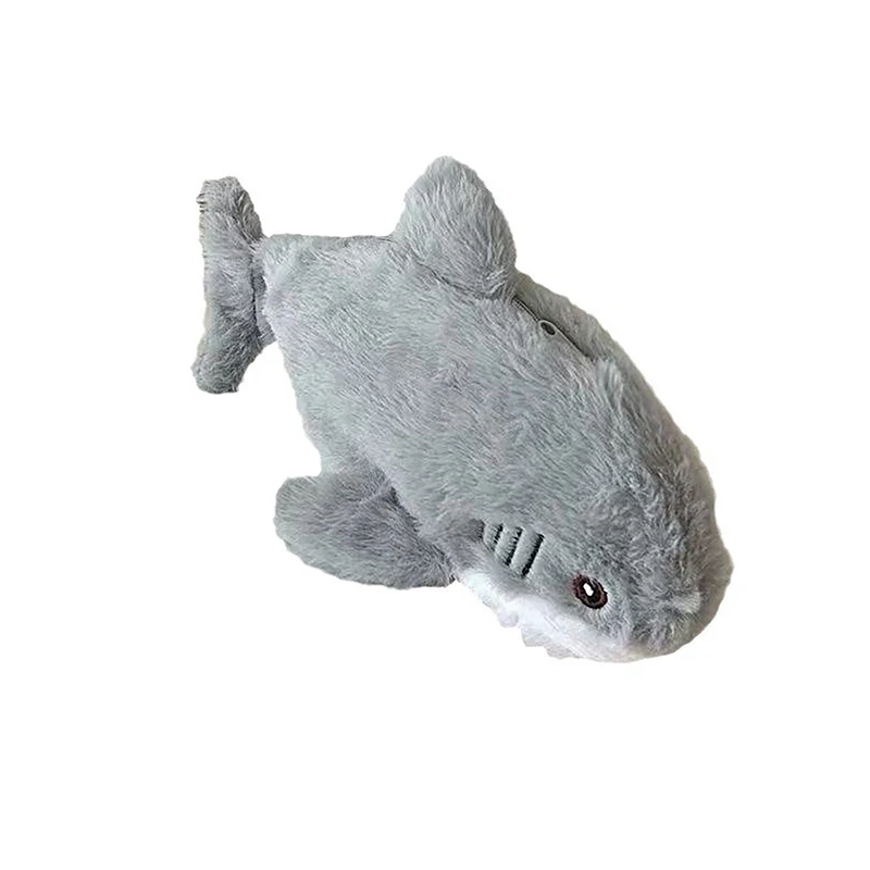 Plush shark pencil case