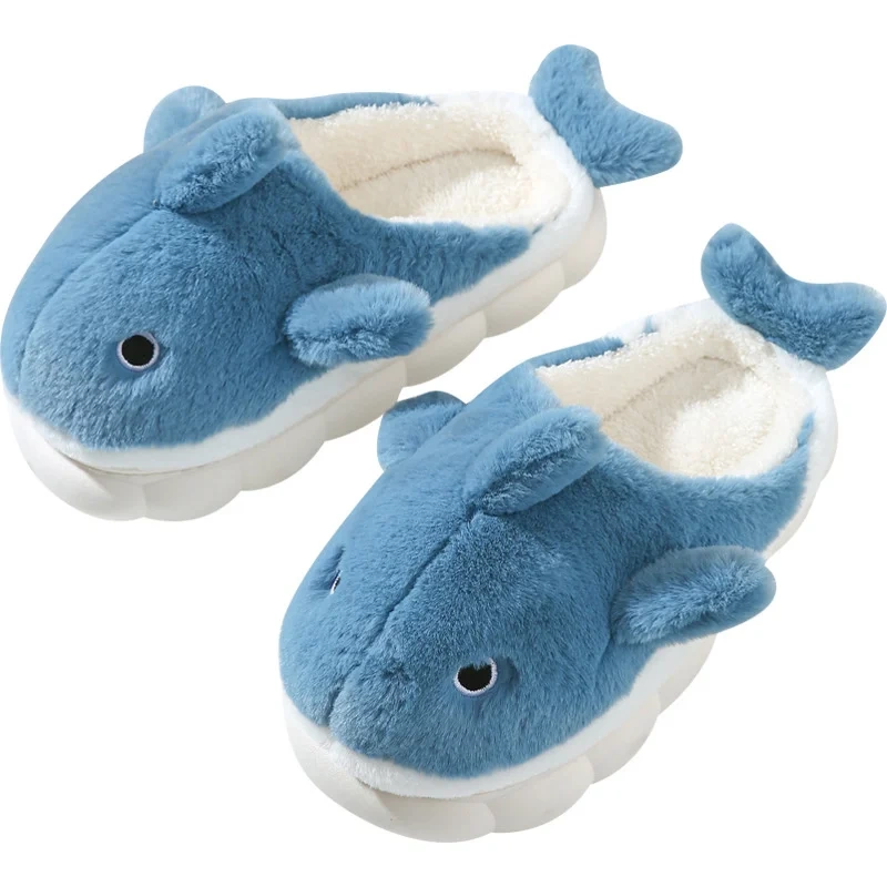 Plush shark slides