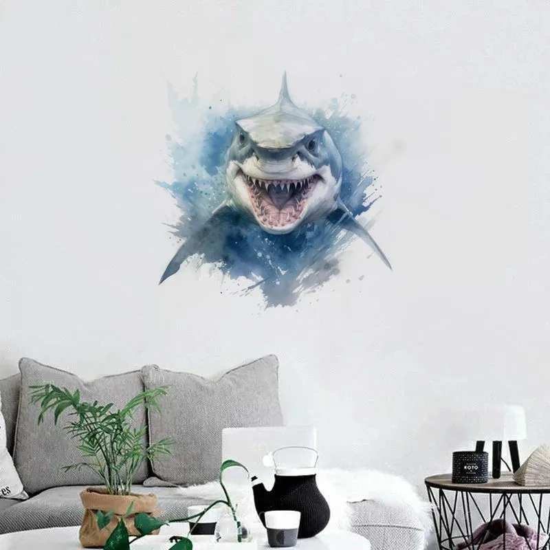 Realistic shark stickers