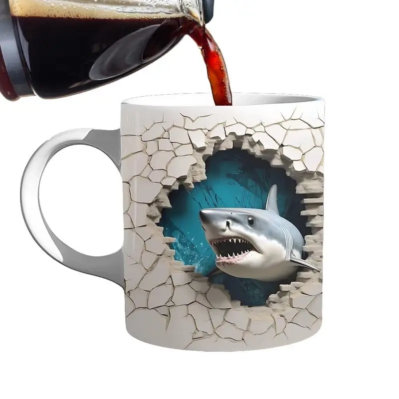 Shark coffee mug