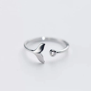 Shark engagement ring