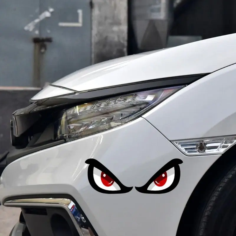 Shark eyes stickers