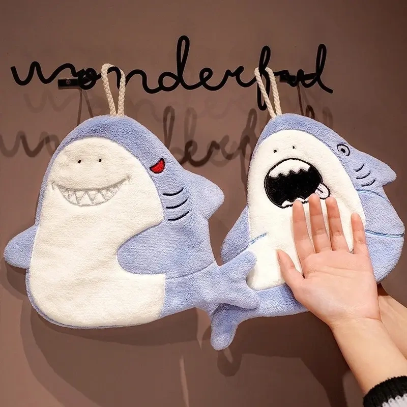 Shark hand towels