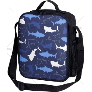 Shark lunch bag