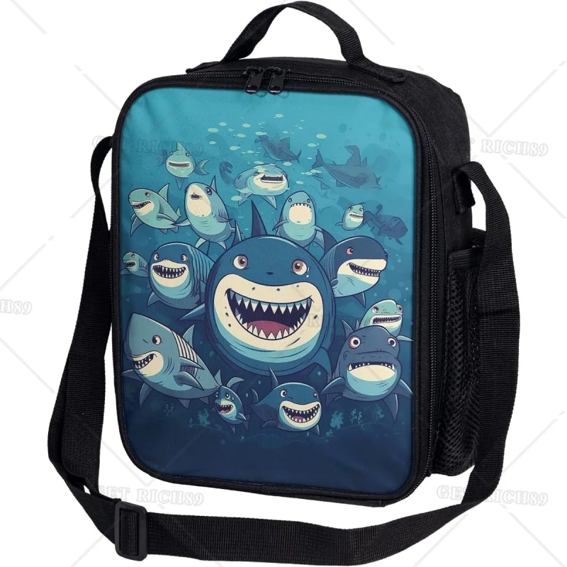 Shark lunch bag