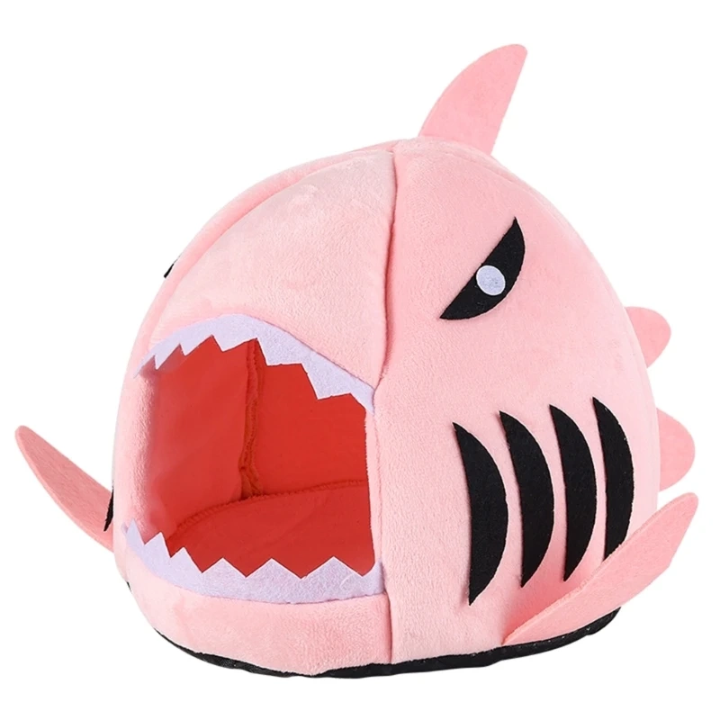 Shark mouth dog bed