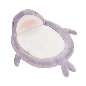 Shark squishmallow dog bed