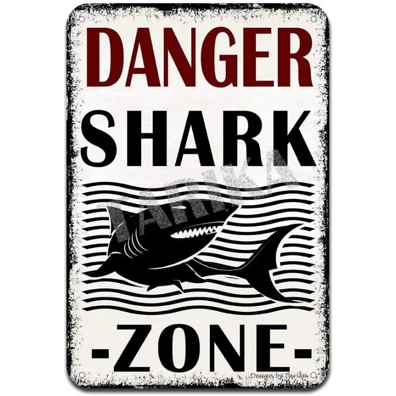 Shark warning flag