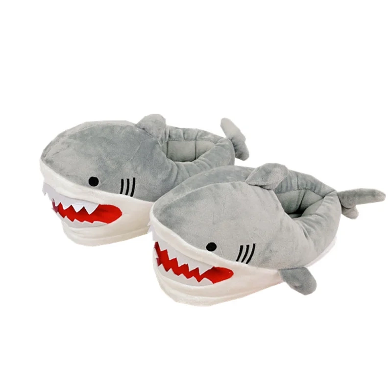 Soft shark slippers