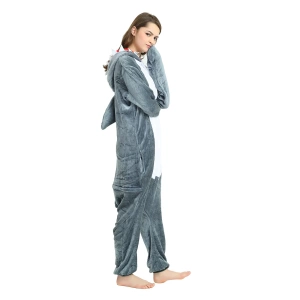 Adult onesie pajamas shark​