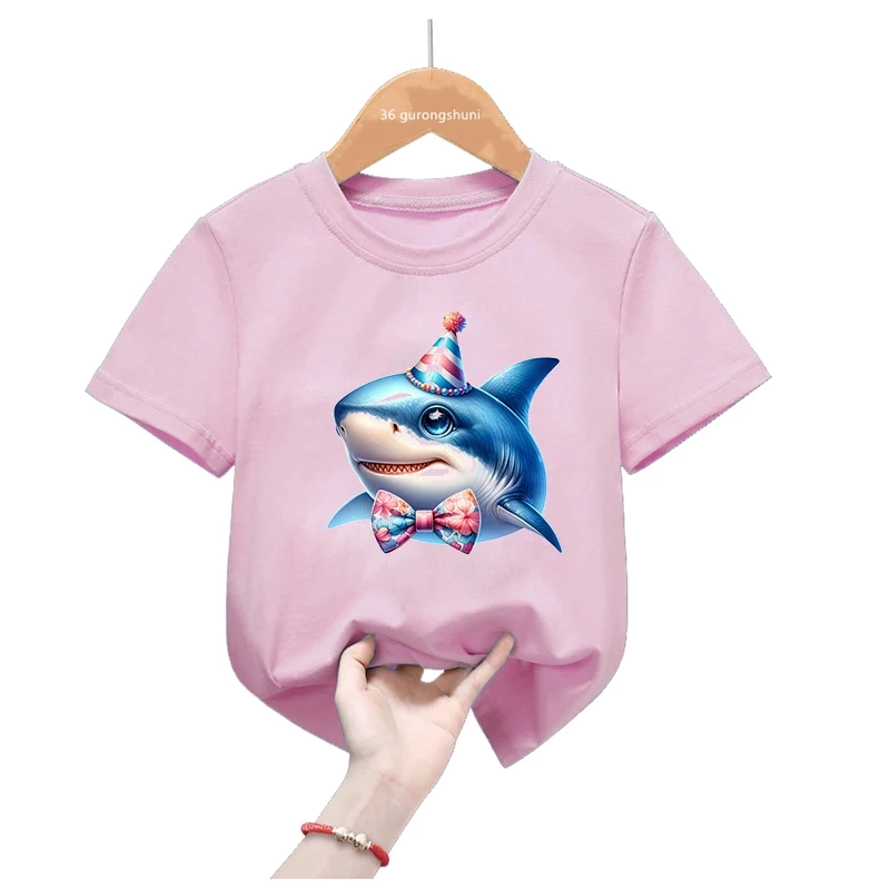 Birthday shark t-shirt