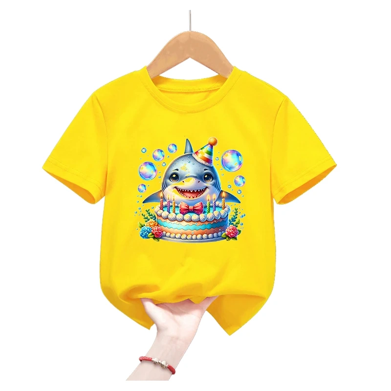 Birthday shark t-shirt