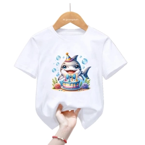 Birthday shark t-shirt