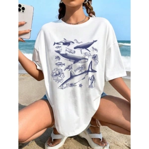 Ladies shark t-shirt