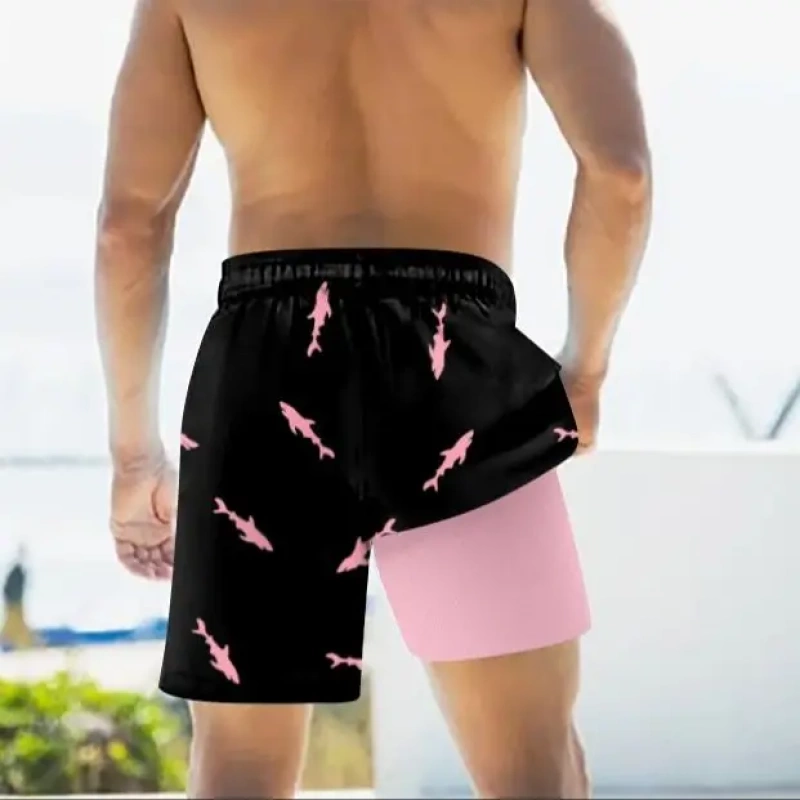 Men's shorts shark summer