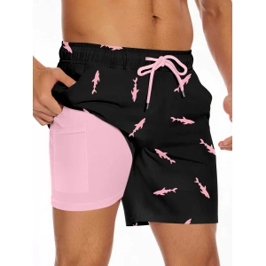 Men's shorts shark summer