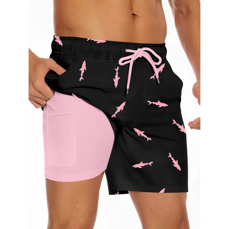 Men's shorts shark summer