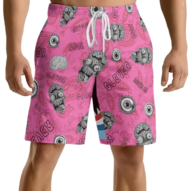 Pink shark shorts