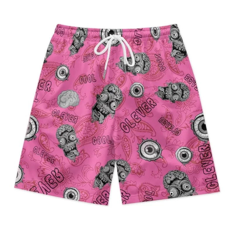 Pink shark shorts