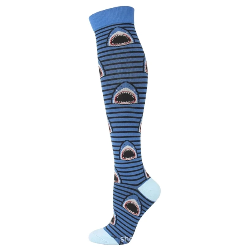 Shark compression socks