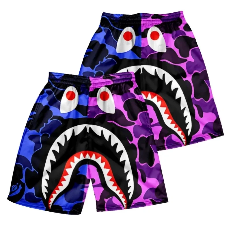 Shark face shorts