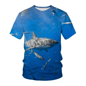 Shark fishing t-shirt