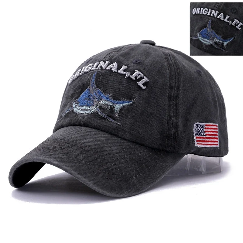 Shark fitted hat