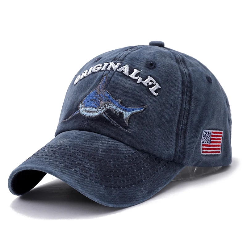 Shark fitted hat