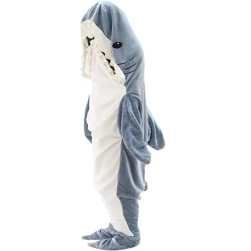 Shark hooded pajamas