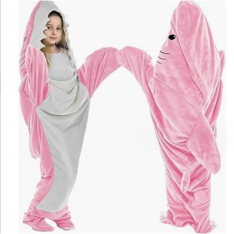 Shark hooded pajamas