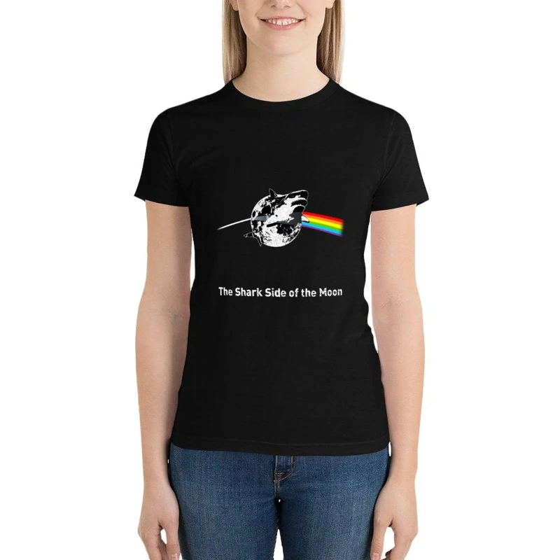 Shark side of the moon t-shirt