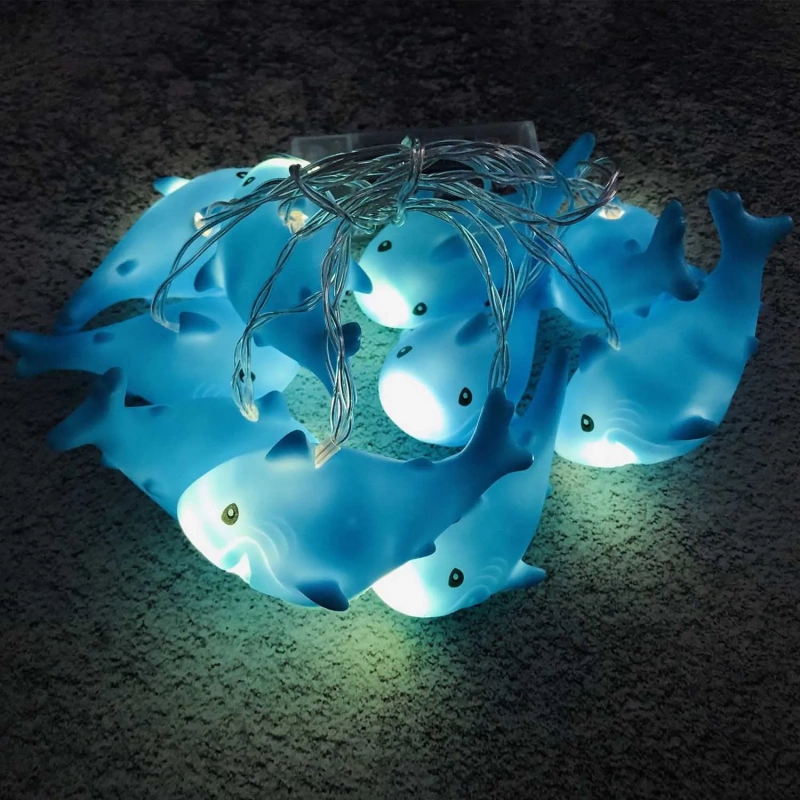 Shark string lights