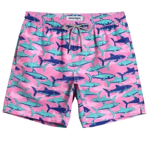 Shark swim shorts